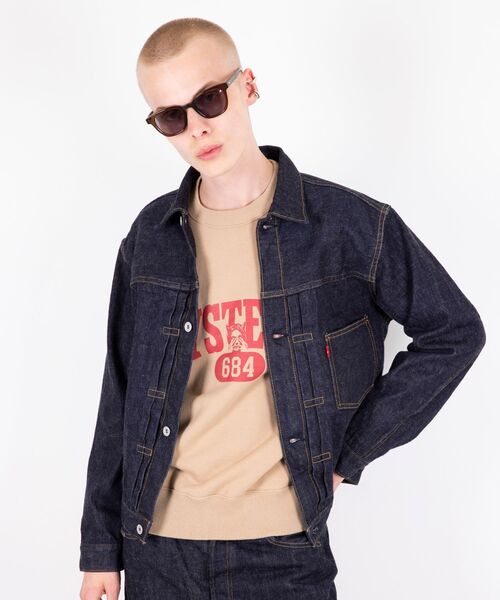HYSTERIC GLAMOUR(ヒステリックグラマー)の「1ST TYPE WW2デニムジャケット(ブルゾン・メンズ・インディゴブルー・MEDIUM/LARGE/SMALL/X-LARGE)」の5枚目の写真