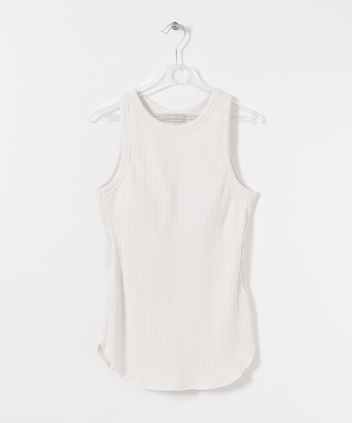 LAATO(ラート)の「PAD TANK TOP(タンクトップ・レディース・ベージュ/オフホワイト/ブラック・FREE)」の8枚目の写真