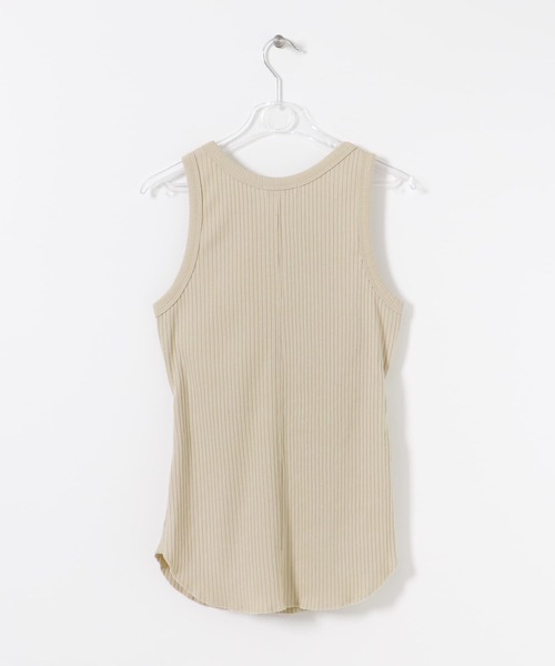 LAATO(ラート)の「PAD TANK TOP(タンクトップ・レディース・ベージュ/オフホワイト/ブラック・FREE)」の11枚目の写真