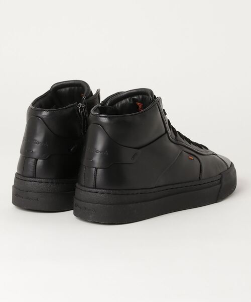 Santoni(サントーニ)の「サントーニ メンズ/ハイカットスニーカー(スニーカー・メンズ・ブラック・50/55/60/65/70/75/80/85)」の8枚目の写真