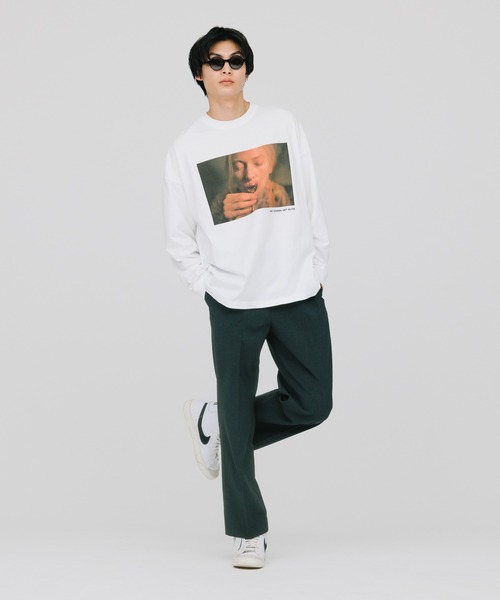 ADAM ET ROPE'(アダムエロペ)の「イージー ストレート アンクルパンツ / 速乾 /冷感 / イージーケア / ユニセックス(スラックス・メンズ・ダークグリーン/ブルー系その他4/オフホワイト/ブラウン・S/M/L)」の20枚目の写真