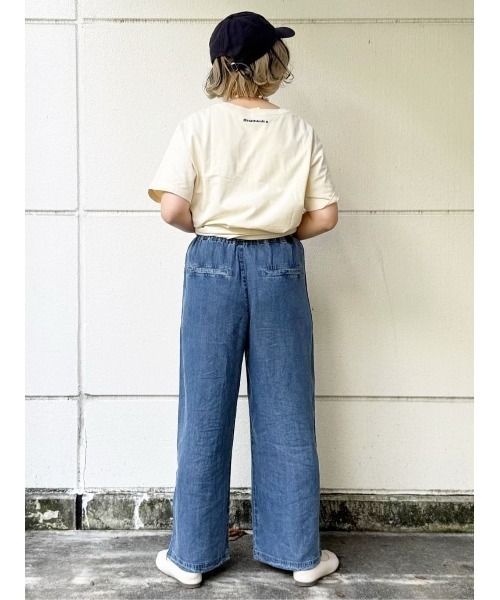 Right-on(ライトオン)の「「COOLTOUCH」デニムパンツ(デニムパンツ・レディース・ライトインディゴブルー/ダークインディゴブルー/ブラック・L/S/M)」の17枚目の写真