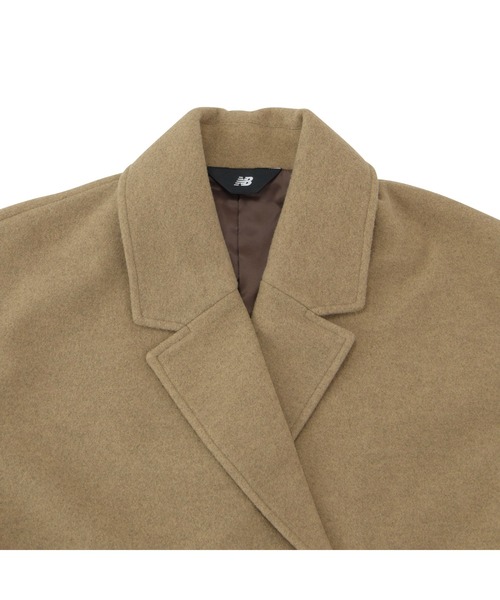 NEW BALANCE(ニューバランス)の「MET24 Double Chest Oversized Coat(トレンチコート・レディース・ライトブラウン/ブラック・MEDIUM/SMALL/LARGE)」の6枚目の写真