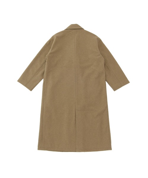 NEW BALANCE(ニューバランス)の「MET24 Double Chest Oversized Coat(トレンチコート・レディース・ライトブラウン/ブラック・MEDIUM/SMALL/LARGE)」の7枚目の写真
