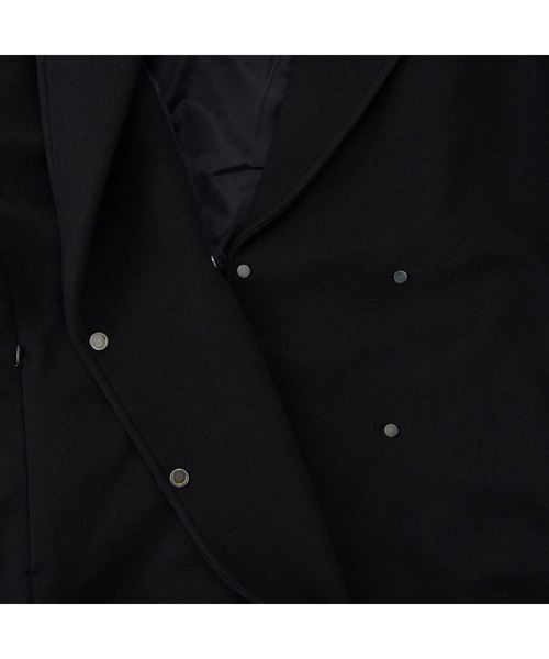 NEW BALANCE(ニューバランス)の「MET24 Double Chest Oversized Coat(トレンチコート・レディース・ライトブラウン/ブラック・MEDIUM/SMALL/LARGE)」の10枚目の写真
