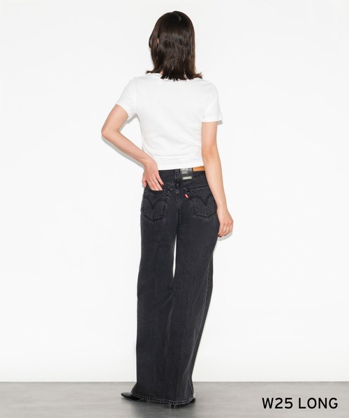 Levi's/リーバイス 飯豊まりえ別注 RIBCAGE WIDE LEG IM ブラックの11枚目の写真