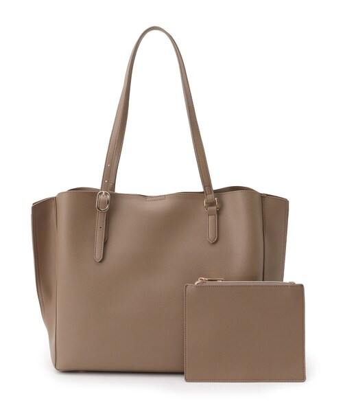 ◆【A4・軽量】お仕事スタメンBAG！サイドスリットポーチ付きトートの4枚目の写真