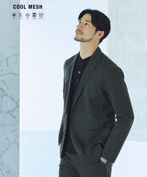 ABAHOUSE GRAY | 【セットアップ対応/接触冷感】ハイブリット リラックス ジャケット(テーラードジャケット)
