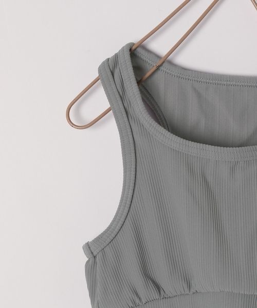 LOWRYS FARM(ローリーズファーム)の「SWIMリブセットアップ 182289(水着・キッズ・イエロー/グレー/カーキ・110cm/120cm/130cm)」の7枚目の写真