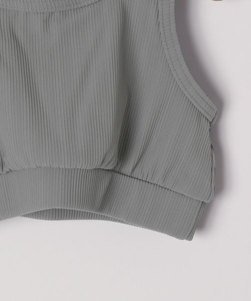 LOWRYS FARM(ローリーズファーム)の「SWIMリブセットアップ 182289(水着・キッズ・イエロー/グレー/カーキ・110cm/120cm/130cm)」の5枚目の写真