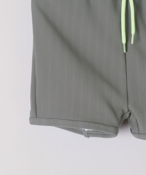 LOWRYS FARM(ローリーズファーム)の「SWIMリブセットアップ 182289(水着・キッズ・イエロー/グレー/カーキ・110cm/120cm/130cm)」の12枚目の写真