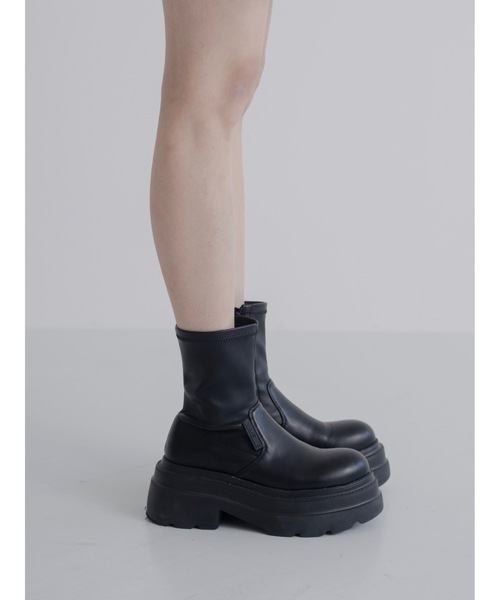 【美脚/激盛れブーツ】jm stretch middle bootsの11枚目の写真