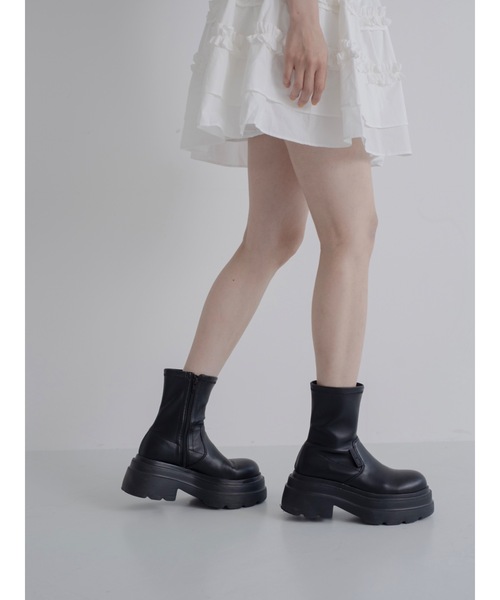 【美脚/激盛れブーツ】jm stretch middle bootsの7枚目の写真