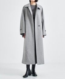 STUDIOUS | 【STUDIOUS/ステュディオス】Stand Collar Wool Coat/スタンドカラーウールコート (その他アウター)