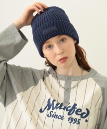 MILKFED. | RUBBER PATCH KNIT CAP(ニットキャップ/ビーニー)