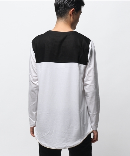 DANKE SCHON(ダンケシェーン)の「DankeSchon/ダンケシェーン/PanelRoundZip L/S T-Shirts(Tシャツ/カットソー・メンズ・ホワイト/ブラック/その他・FREE)」の12枚目の写真