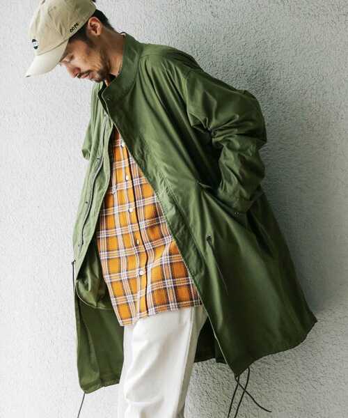ARMY TWILL(アーミーツイル)の「『別注』ARMY TWILL×Sonny Label Fish Tail Coat(モッズコート・メンズ・ライトグレー/カーキ・MEDIUM/LARGE/X-LARGE)」の2枚目の写真