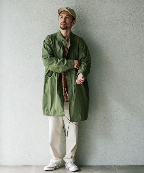 ARMY TWILL(アーミーツイル)の「『別注』ARMY TWILL×Sonny Label Fish Tail Coat(モッズコート・メンズ・ライトグレー/カーキ・MEDIUM/LARGE/X-LARGE)」の8枚目の写真