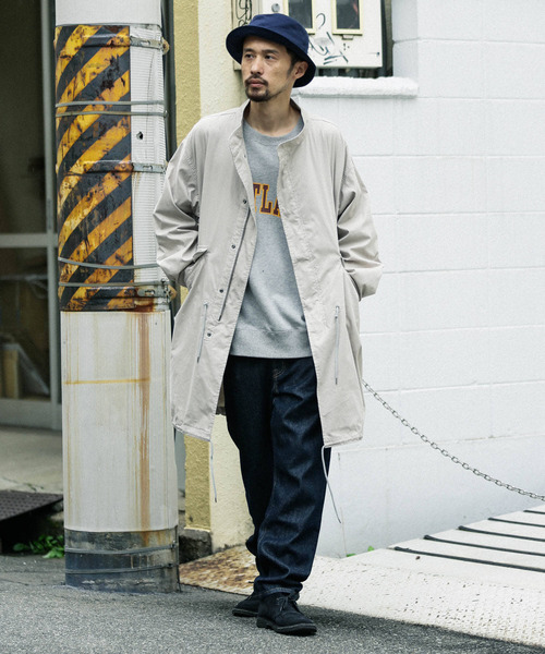 ARMY TWILL(アーミーツイル)の「『別注』ARMY TWILL×Sonny Label Fish Tail Coat(モッズコート・メンズ・ライトグレー/カーキ・MEDIUM/LARGE/X-LARGE)」の15枚目の写真