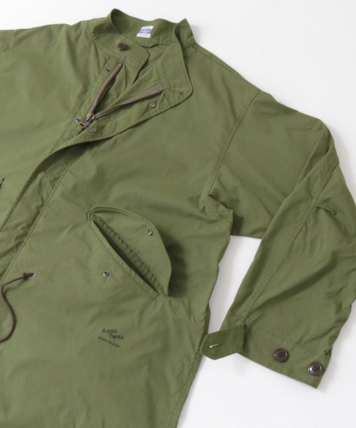 ARMY TWILL(アーミーツイル)の「『別注』ARMY TWILL×Sonny Label Fish Tail Coat(モッズコート・メンズ・ライトグレー/カーキ・MEDIUM/LARGE/X-LARGE)」の21枚目の写真