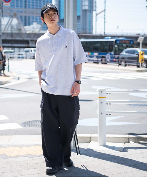 U.S. POLO ASSN.(ユーエスポロアッスン)の「∴WEGO/U.S. POLO ASSN.別注スウェットTシャツ(ポロシャツ・メンズ・グレー系その他/ブラック/ベージュ系その他/アッシュグレー・MEDIUM/LARGE)」の11枚目の写真