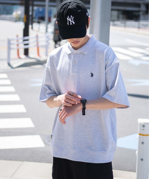 U.S. POLO ASSN.(ユーエスポロアッスン)の「∴WEGO/U.S. POLO ASSN.別注スウェットTシャツ(ポロシャツ・メンズ・グレー系その他/ブラック/ベージュ系その他/アッシュグレー・MEDIUM/LARGE)」の19枚目の写真