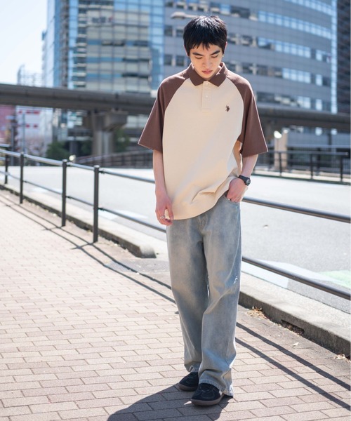 U.S. POLO ASSN.(ユーエスポロアッスン)の「∴WEGO/U.S. POLO ASSN.別注スウェットTシャツ(ポロシャツ・メンズ・グレー系その他/ブラック/ベージュ系その他/アッシュグレー・MEDIUM/LARGE)」の13枚目の写真