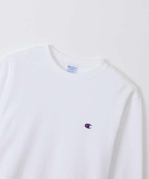 Champion(チャンピオン)の「【Champion/チャンピオン】メンズ ベーシック クルーネックスウェットシャツ(スウェット・メンズ・ブラック/ブルー系その他/ブラウン/グレー/ホワイト/アーミー/ネイビー/オートミール/ラベンダー/ブルー系その他2/カーキ・MEDIUM/LARGE/X-LARGE)」の13枚目の写真