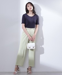 NATURAL BEAUTY BASIC | タックトロミパンツ(その他パンツ)