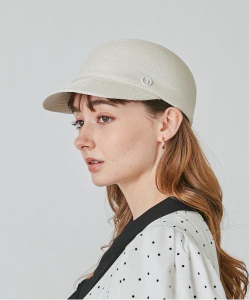 Chapeau d' O(シャポードオー)の「Chapeau d' O Silk Braid Cap N / シャポードオー(キャップ・レディース・ホワイト/ブラック/ライトベージュ・M/57.5cm)」の13枚目の写真