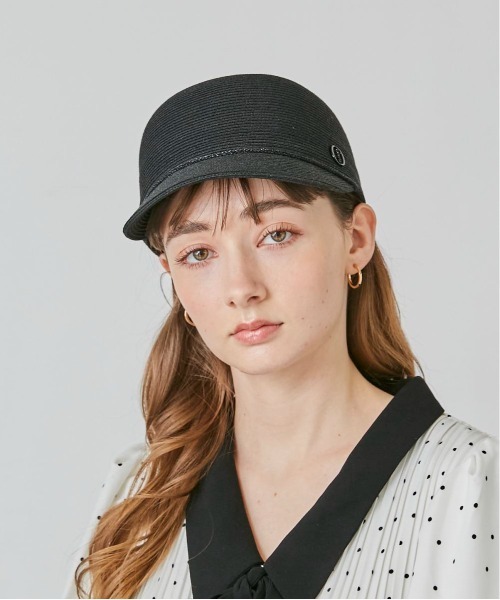 Chapeau d' O(シャポードオー)の「Chapeau d' O Silk Braid Cap N / シャポードオー(キャップ・レディース・ホワイト/ブラック/ライトベージュ・M/57.5cm)」の16枚目の写真