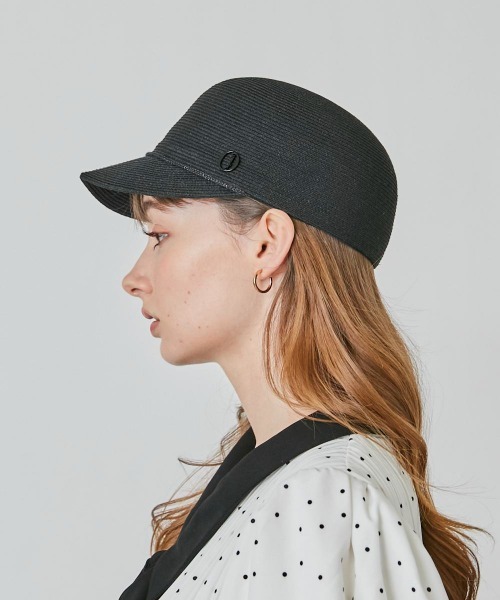Chapeau d' O(シャポードオー)の「Chapeau d' O Silk Braid Cap N / シャポードオー(キャップ・レディース・ホワイト/ブラック/ライトベージュ・M/57.5cm)」の18枚目の写真