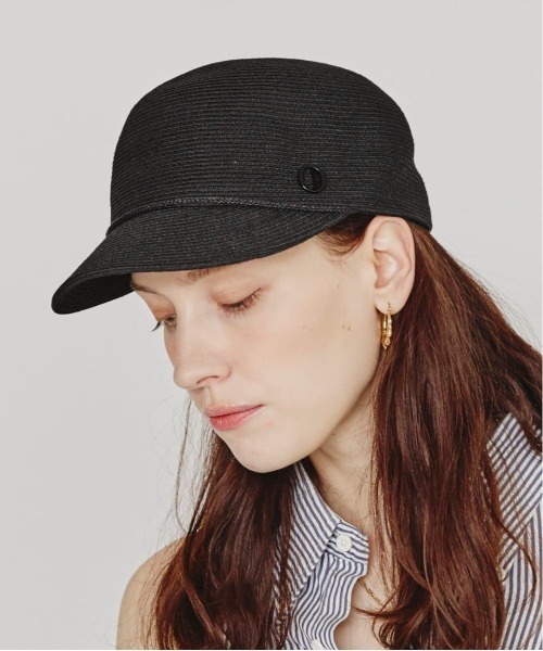 Chapeau d' O(シャポードオー)の「Chapeau d' O Silk Braid Cap N / シャポードオー(キャップ・レディース・ホワイト/ブラック/ライトベージュ・M/57.5cm)」の4枚目の写真
