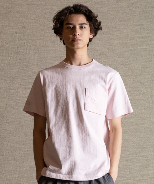 Jackman(ジャックマン)の「Dotsume Pocket T-Shirt(Tシャツ/カットソー・メンズ・ブルー系その他/ライム/オフホワイト/ブラック/ベビーピンク/サックスブルー/クリアブルー/ブルー系その他2/ネイビー/ダークグリーン/グリーン系その他2/ダークベージュ/ライトベージュ/グレイッシュベージュ/スミクロ/ホワイト系その他2/ダークブルー・MEDIUM/LARGE/X-LARGE/SMALL)」の17枚目の写真