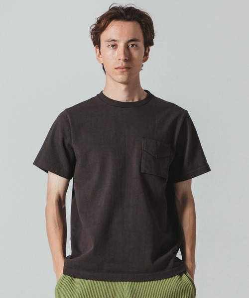 Jackman(ジャックマン)の「Dotsume Pocket T-Shirt(Tシャツ/カットソー・メンズ・ブルー系その他/ライム/オフホワイト/ブラック/ベビーピンク/サックスブルー/クリアブルー/ブルー系その他2/ネイビー/ダークグリーン/グリーン系その他2/ダークベージュ/ライトベージュ/グレイッシュベージュ/スミクロ/ホワイト系その他2/ダークブルー・MEDIUM/LARGE/X-LARGE/SMALL)」の5枚目の写真