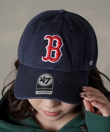 【47 / フォーティーセブン】CLEAN UP MLB Boston Red Sox・ボストン レッドソックス チームロゴ ローキャップ