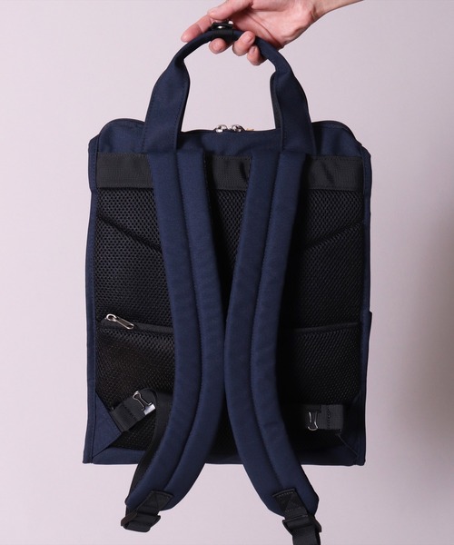 anello(アネロ)の「(LF)【anello】2WAY 10ポケット トート型 リュック(バックパック/リュック・レディース・ブラック/ネイビー/オリーブ/ブラック系その他/グレイッシュベージュ・ONE SIZE)」の20枚目の写真