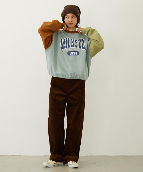 MILKFED.(ミルクフェド)の「LOOSE KNIT CAP(ニットキャップ/ビーニー・レディース・アッシュ/ブラック/ブラウン・ONE SIZE)」の21枚目の写真