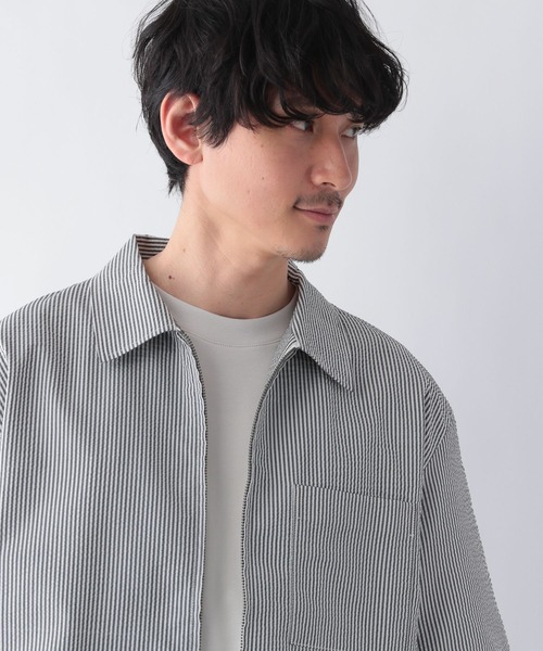 GLOBAL WORK(グローバルワーク)の「シアサッカーブルゾン/SS/271006(ブルゾン・メンズ・グレー系/グレー系8・SMALL/MEDIUM/LARGE)」の18枚目の写真