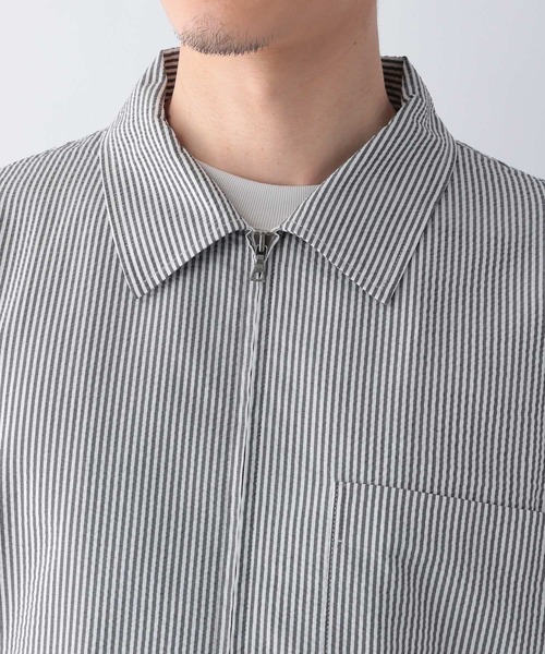 GLOBAL WORK(グローバルワーク)の「シアサッカーブルゾン/SS/271006(ブルゾン・メンズ・グレー系/グレー系8・SMALL/MEDIUM/LARGE)」の19枚目の写真