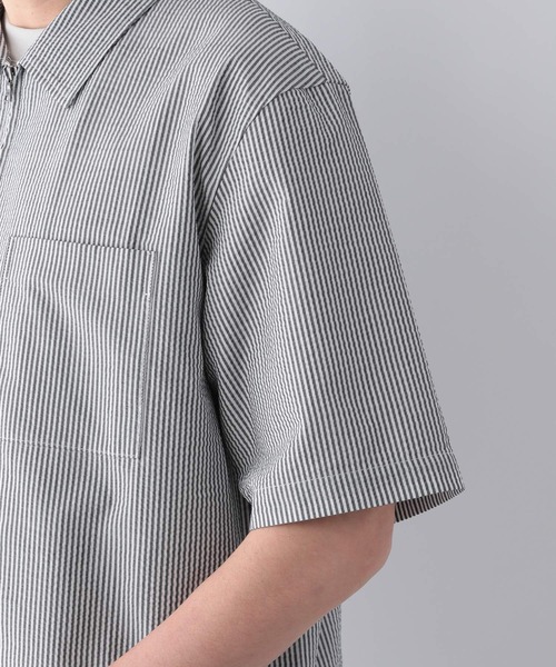 GLOBAL WORK(グローバルワーク)の「シアサッカーブルゾン/SS/271006(ブルゾン・メンズ・グレー系/グレー系8・SMALL/MEDIUM/LARGE)」の17枚目の写真