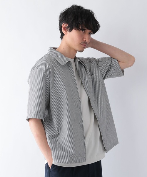GLOBAL WORK(グローバルワーク)の「シアサッカーブルゾン/SS/271006(ブルゾン・メンズ・グレー系/グレー系8・SMALL/MEDIUM/LARGE)」の20枚目の写真