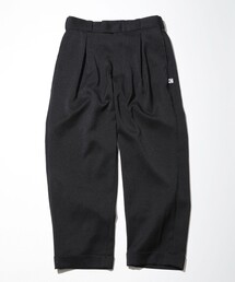 CAHLUMN | CAHLUMN/カウラム Polyester 1 Tuck Slacks Pant/ポリエステル 1タック スラックスパンツ(スラックス)