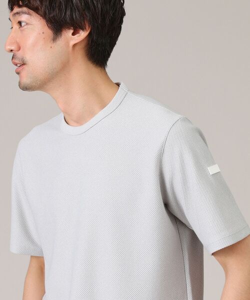 TAKEO KIKUCHI(タケオキクチ)の「【尾州織/Made in JAPAN】メランジ Tシャツ(Tシャツ/カットソー・メンズ・ブラウン系その他/ライトグレー/ブルー系その他/ネイビー/ボルドー/ライトブルー・01/02/03/04/05)」の9枚目の写真