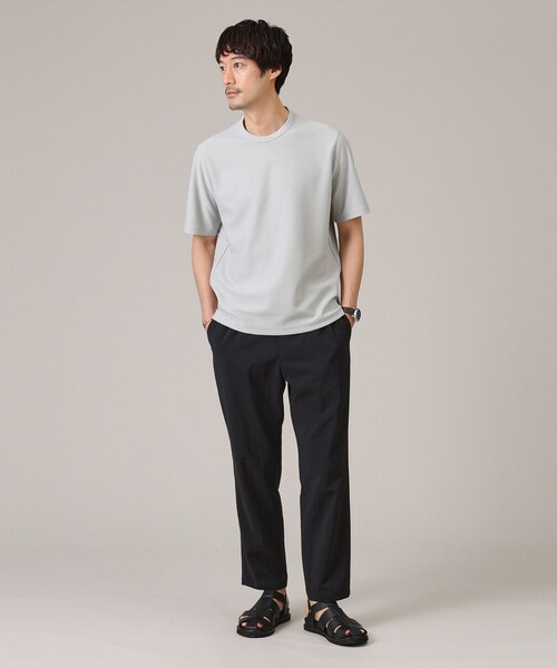 TAKEO KIKUCHI(タケオキクチ)の「【尾州織/Made in JAPAN】メランジ Tシャツ(Tシャツ/カットソー・メンズ・ブラウン系その他/ライトグレー/ブルー系その他/ネイビー/ボルドー/ライトブルー・01/02/03/04/05)」の12枚目の写真