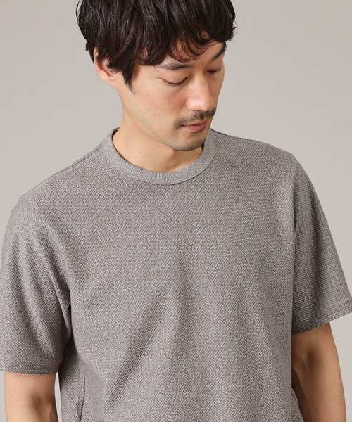 TAKEO KIKUCHI(タケオキクチ)の「【尾州織/Made in JAPAN】メランジ Tシャツ(Tシャツ/カットソー・メンズ・ブラウン系その他/ライトグレー/ブルー系その他/ネイビー/ボルドー/ライトブルー・01/02/03/04/05)」の16枚目の写真