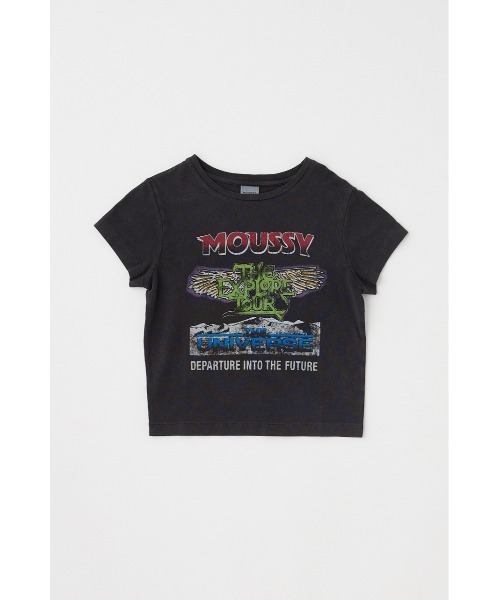 MOUSSY(マウジー)の「【2サイズ展開】MOUSSY TOUR 24 Tシャツ(Tシャツ/カットソー・レディース・ブラック/ホワイト/ダークグレー・1/2)」の12枚目の写真
