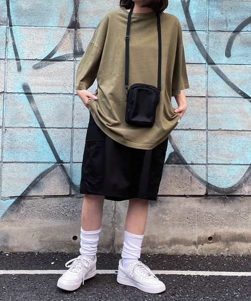 WEGO(ウィゴー)の「WEGO/CREW BIG半袖Tシャツ(Tシャツ/カットソー・メンズ・イエロー/カーキ/ホワイト/グレー系その他/ブラック・MEDIUM/LARGE)」の18枚目の写真