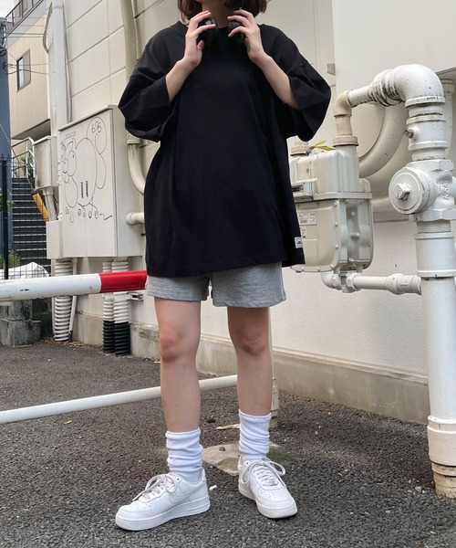 WEGO(ウィゴー)の「WEGO/CREW BIG半袖Tシャツ(Tシャツ/カットソー・メンズ・イエロー/カーキ/ホワイト/グレー系その他/ブラック・MEDIUM/LARGE)」の10枚目の写真