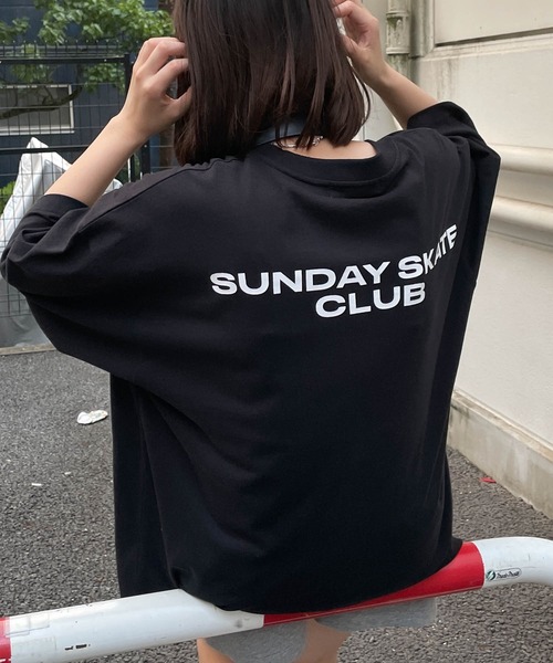 WEGO(ウィゴー)の「WEGO/CREW BIG半袖Tシャツ(Tシャツ/カットソー・メンズ・イエロー/カーキ/ホワイト/グレー系その他/ブラック・MEDIUM/LARGE)」の13枚目の写真